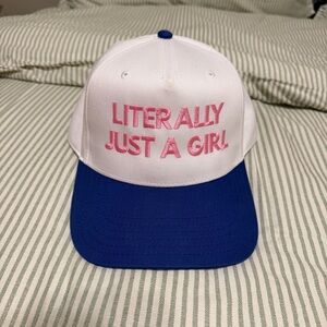 OTTO White Cap with Pink Details